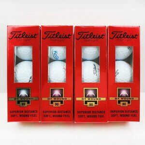 Titleist DT Wound 90 Golf Balls 12 Ct. Dupont Kosa Logos Made USA NOS